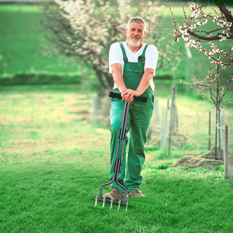 Dual-Action Lawn Aerator